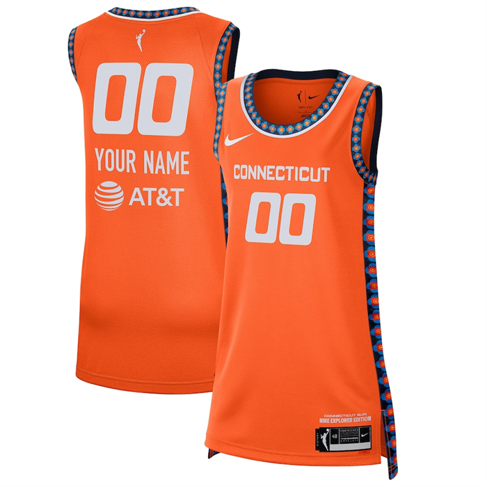 Youth DeWanna Bonner Connecticut Active Player Custom Orange Stitched Basketball Jersey Youth DeWanna Bonner Connecticut Active Player Custom Orange Stitched Basketball Jersey