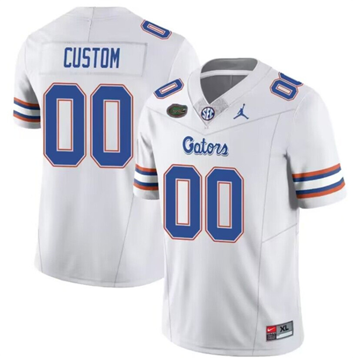 Men's Florida Gators ACTIVE PLAYER Custom White 2023 F.U.S.E. Stitched Jersey Men's Florida Gators ACTIVE PLAYER Custom White 2023 F.U.S.E. Stitched Jersey
