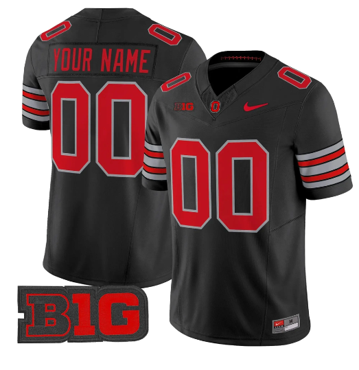 Men's Ohio State Buckeyes Active Player Custom Black 2026 F.U.S.E. 'Tunnel Vision' Vapor Limited Stitched Football Jersey Men's Ohio State Buckeyes Active Player Custom Black 2026 F.U.S.E. 'Tunnel Vision' Vapor Limited Stitched Football Jersey