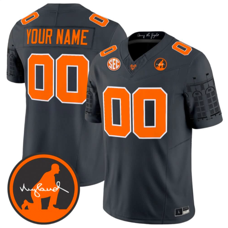 Men's Tennessee Volunteers Active Player Custom Black F.U.S.E. 2026 Neyland Legacy Stitched Football Jersey Men's Tennessee Volunteers Active Player Custom Black F.U.S.E. 2026 Neyland Legacy Stitched Football Jersey