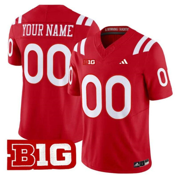 Men's Nebraska Cornhuskers ACTIVE PLAYER Custom Scarlet 2026 F.U.S.E. Vapor Limited Stitched Football Jersey Men's Nebraska Cornhuskers ACTIVE PLAYER Custom Scarlet 2026 F.U.S.E. Vapor Limited Stitched Football Jersey