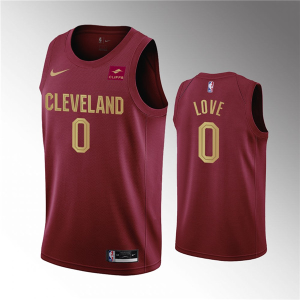 Men's Cleveland Cavaliers #0 Kevin Love Wine Icon Edition Stitched Basketball Jersey Men's Cleveland Cavaliers #0 Kevin Love Wine Icon Edition Stitched Basketball Jersey