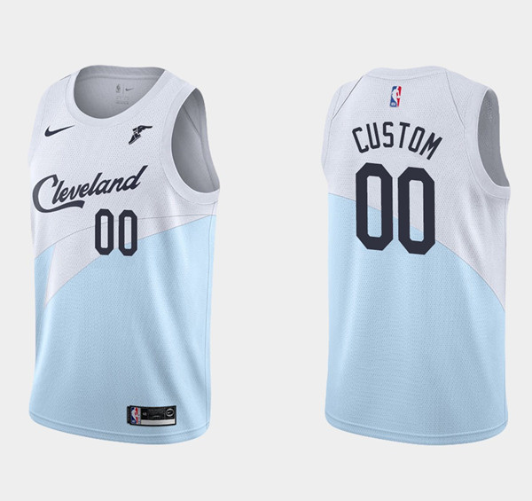 Men's Cleveland Cavaliers Active Player Custom White Earned Edition Stitched Basketball Jersey Men's Cleveland Cavaliers Active Player Custom White Earned Edition Stitched Basketball Jersey