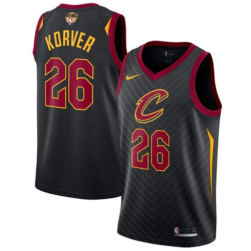 Nike Cavaliers #26 Kyle Korver Black The Finals Patch NBA Swingman Statement Edition Jersey Nike Cavaliers #26 Kyle Korver Black The Finals Patch NBA Swingman Statement Edition Jersey