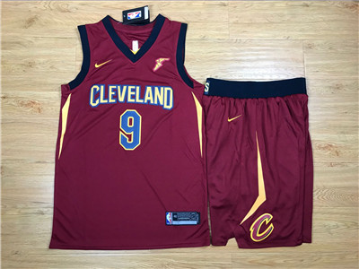 Nike Cavaliers #9 Dwyane Wade Red Swingman Jersey(With Shorts) Nike Cavaliers #9 Dwyane Wade Red Swingman Jersey(With Shorts)
