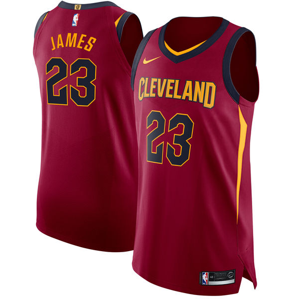 Nike Cavaliers #23 LeBron James Red NBA Authentic Icon Edition Jersey Nike Cavaliers #23 LeBron James Red NBA Authentic Icon Edition Jersey