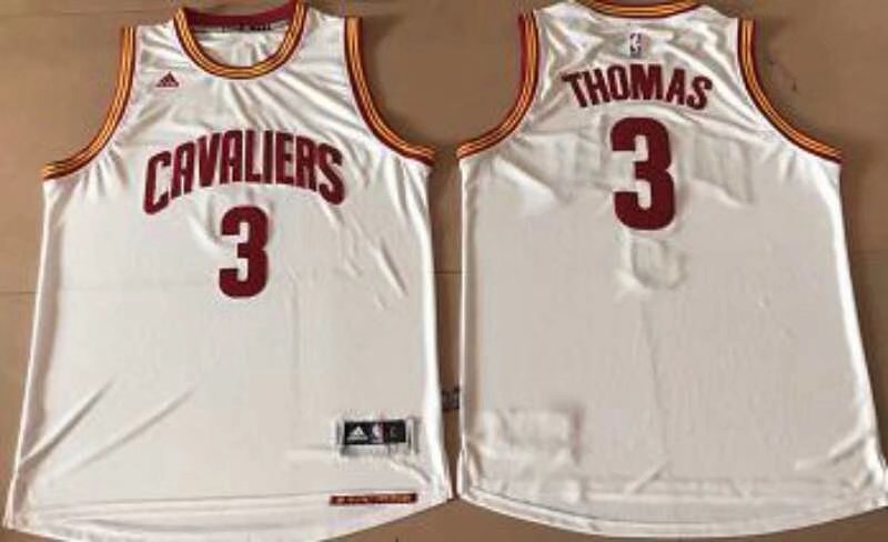 Cavaliers #3 Thomas White Stitched NBA Jersey Cavaliers #3 Thomas White Stitched NBA Jersey