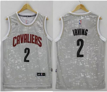 Cleveland Cavaliers #2 Kyrie Irving Grey City Light Stitched NBA Jersey Cleveland Cavaliers #2 Kyrie Irving Grey City Light Stitched NBA Jersey