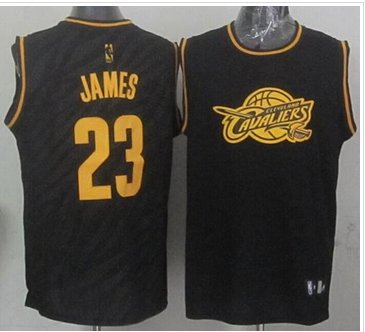 Cleveland Cavaliers #23 LeBron James Black Precious Metals Fashion Stitched NBA Jersey Cleveland Cavaliers #23 LeBron James Black Precious Metals Fashion Stitched NBA Jersey