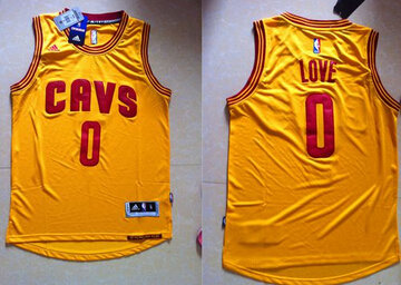 Revolution 30 Cavaliers #0 Kevin Love Yellow Stitched NBA Jersey Revolution 30 Cavaliers #0 Kevin Love Yellow Stitched NBA Jersey