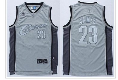 Cleveland Cavaliers #23 LeBron James Stitched Grey Anniversary Style NBA Jersey Cleveland Cavaliers #23 LeBron James Stitched Grey Anniversary Style NBA Jersey