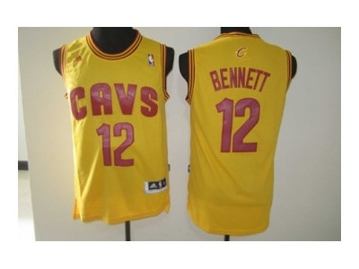 nba cleveland cavaliers #12 bennett yellow(revolution 30 swingman) nba cleveland cavaliers #12 bennett yellow(revolution 30 swingman)