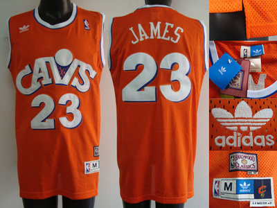 Cleveland Cavaliers #23 LeBron James Swingman Orange Jersey Cleveland Cavaliers #23 LeBron James Swingman Orange Jersey