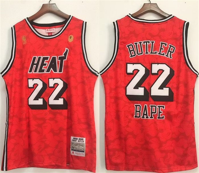 Men's Miami Heat #22 Jimmy Butler Red Stitched Jersey Men's Miami Heat #22 Jimmy Butler Red Stitched Jersey
