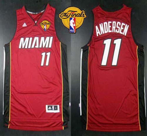 Revolution 30 Heat #11 Chris Andersen Red Finals Patch Stitched NBA Jersey Revolution 30 Heat #11 Chris Andersen Red Finals Patch Stitched NBA Jersey