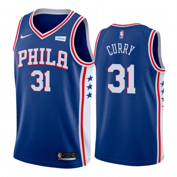 Nike 76ers #31 Seth Curry Blue NBA Swingman Icon Edition Jersey Nike 76ers #31 Seth Curry Blue NBA Swingman Icon Edition Jersey