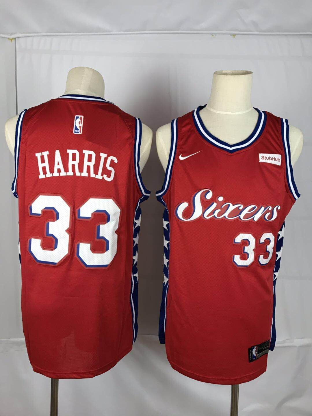 76ers 33 Tobias Harris Red Nike Throwback Swingman Jersey 76ers 33 Tobias Harris Red Nike Throwback Swingman Jersey