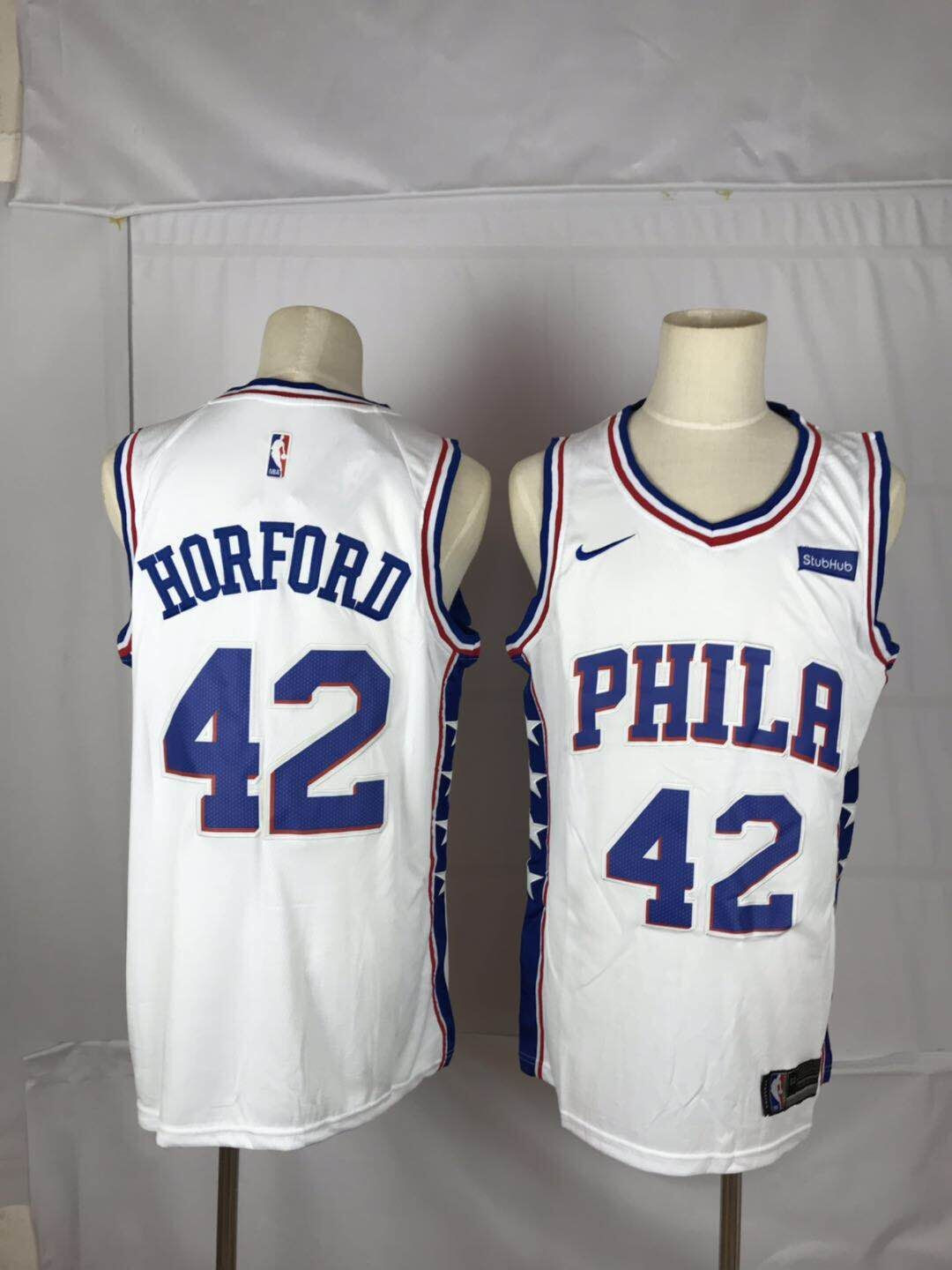 76ers 42 Al Horford White Nike Throwback Swingman Jersey 76ers 42 Al Horford White Nike Throwback Swingman Jersey