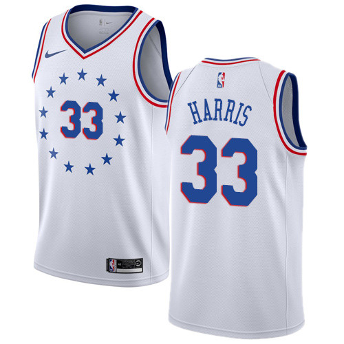 76ers #33 Tobias Harris White Basketball Swingman Earned Edition Jersey 76ers #33 Tobias Harris White Basketball Swingman Earned Edition Jersey