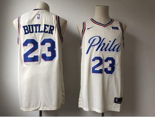 76ers 23 Jimmy Butler Cream City Edition Nike Swingman Jersey 76ers 23 Jimmy Butler Cream City Edition Nike Swingman Jersey