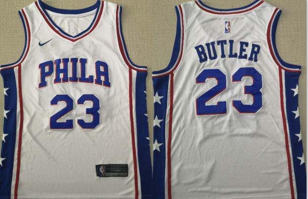 76ers 23 Jimmy Butler White Nike Swingman Jersey 76ers 23 Jimmy Butler White Nike Swingman Jersey