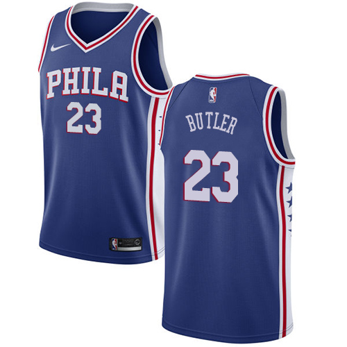Nike 76ers #23 Jimmy Butler Blue NBA Swingman Icon Edition Jersey Nike 76ers #23 Jimmy Butler Blue NBA Swingman Icon Edition Jersey