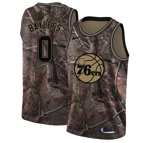 Nike 76ers #0 Jerryd Bayless Camo Women's NBA Swingman Realtree Collection Jersey Nike 76ers #0 Jerryd Bayless Camo Women's NBA Swingman Realtree Collection Jersey