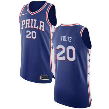 Nike 76ers #20 Markelle Fultz Blue NBA Authentic Jersey Nike 76ers #20 Markelle Fultz Blue NBA Authentic Jersey