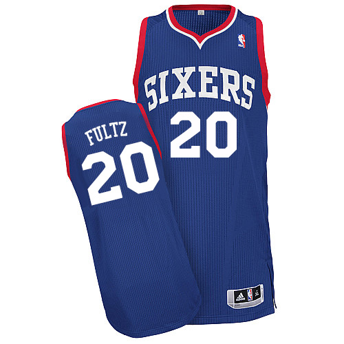 76ers #20 Markelle Fultz Blue Stitched NBA Jersey