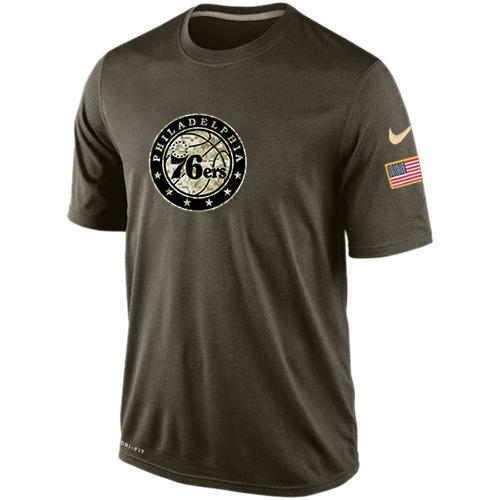 Men's Philadelphia 76ers Salute To Service Nike Dri-FIT T-Shirt Men's Philadelphia 76ers Salute To Service Nike Dri-FIT T-Shirt