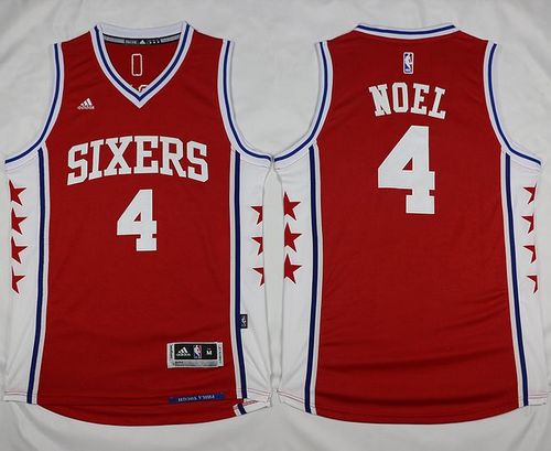 Revolution 30 76ers #4 Nerlens Noel Red Stitched NBA Jersey Revolution 30 76ers #4 Nerlens Noel Red Stitched NBA Jersey