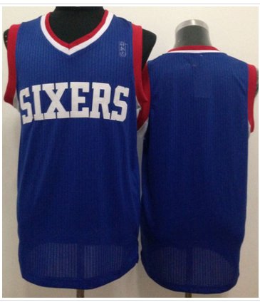 Revolution 30 Philadelphia 76ers Blank Blue Stitched NBA Jersey Revolution 30 Philadelphia 76ers Blank Blue Stitched NBA Jersey