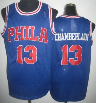 Philadelphia 76ers #13 Wilt Chamberlain Blue Throwback Revolution 30 NBA Basketball Jerseys Philadelphia 76ers #13 Wilt Chamberlain Blue Throwback Revolution 30 NBA Basketball Jerseys