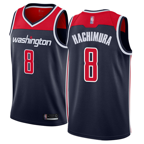 Wizards #8 Rui Hachimura Navy Blue Basketball Swingman Statement Edition Jersey Wizards #8 Rui Hachimura Navy Blue Basketball Swingman Statement Edition Jersey
