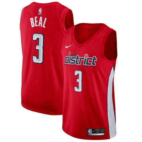 Nike Wizards #3 Bradley Beal Red NBA Swingman Earned Edition Jersey Nike Wizards #3 Bradley Beal Red NBA Swingman Earned Edition Jersey