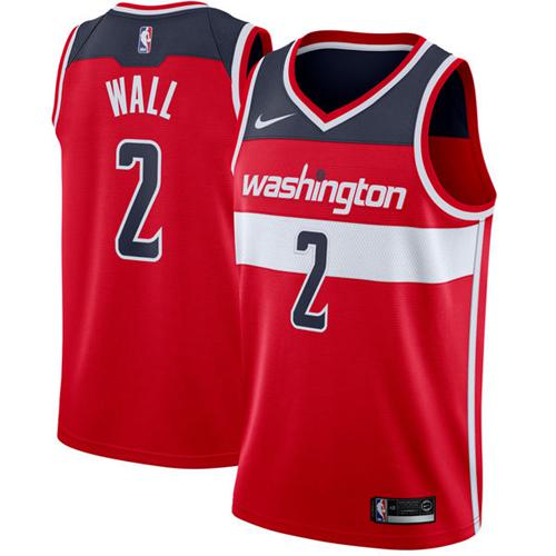 Nike Wizards #2 John Wall Red NBA Swingman Jersey Nike Wizards #2 John Wall Red NBA Swingman Jersey