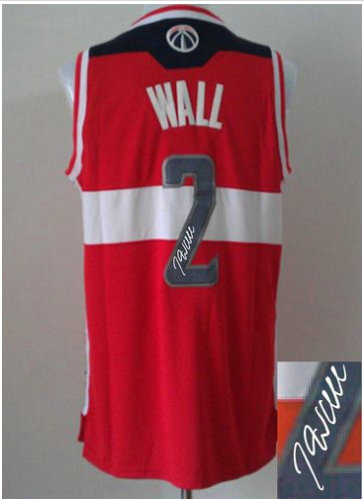 Washington Wizards Revolution 30 Autographed #2 John Wall Red Stitched NBA Jersey Washington Wizards Revolution 30 Autographed #2 John Wall Red Stitched NBA Jersey