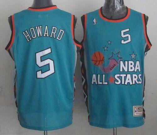 Washington Wizards Mitchell And Ness #5 Juwan Howard Light Blue 1996 All star NBA Jersey Washington Wizards Mitchell And Ness #5 Juwan Howard Light Blue 1996 All star NBA Jersey
