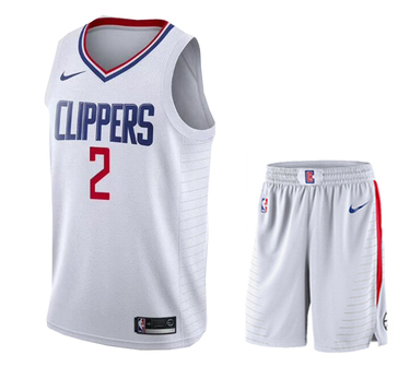 Clippers 2 Kawhi Leonard White City Edition Nike Swingman Jersey(With Shorts) Clippers 2 Kawhi Leonard White City Edition Nike Swingman Jersey(With Shorts)
