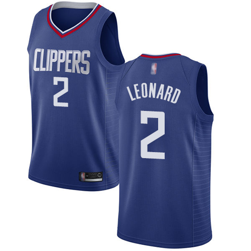 Clippers #2 Kawhi Leonard Blue Basketball Swingman Icon Edition Jersey Clippers #2 Kawhi Leonard Blue Basketball Swingman Icon Edition Jersey