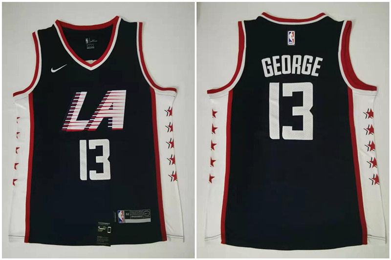 Clippers 13 Paul George Navy City Edition Nike Swingman Jersey Clippers 13 Paul George Navy City Edition Nike Swingman Jersey