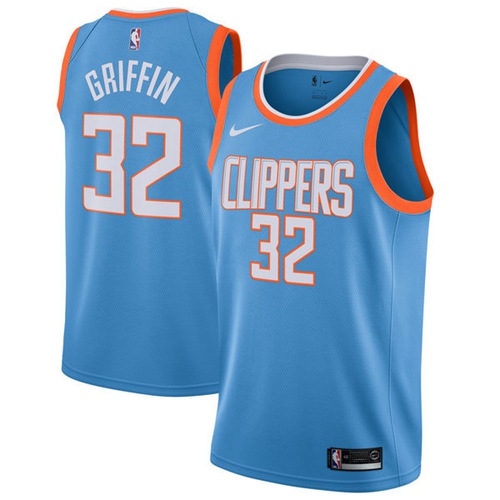 Nike Clippers #32 Blake Griffin Blue NBA Swingman City Edition Jersey Nike Clippers #32 Blake Griffin Blue NBA Swingman City Edition Jersey