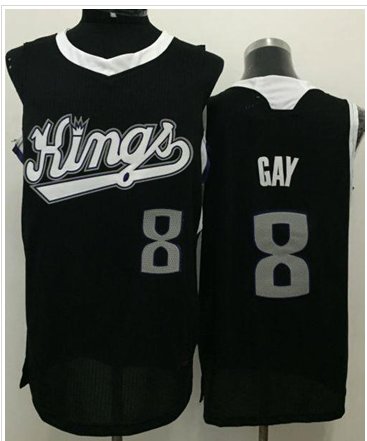 Los Angeles Kings #8 Rudy Gay Black Revolution 30 Stitched NBA Jersey Los Angeles Kings #8 Rudy Gay Black Revolution 30 Stitched NBA Jersey
