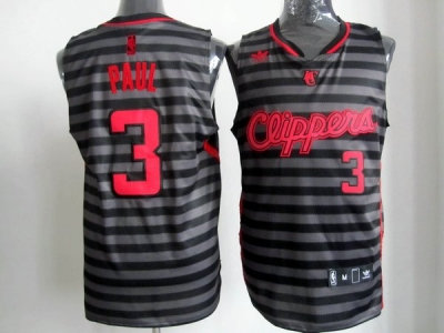 nba los angeles clippers #3 paul grey(black strip) nba los angeles clippers #3 paul grey(black strip)