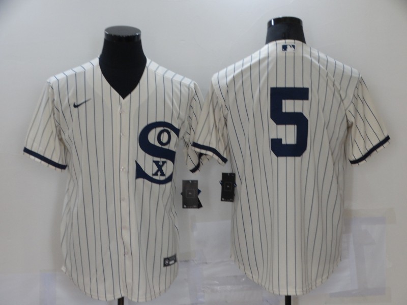 Men's Chicago White Sox #5 Ron Clark 2021 Cream Field of Dreams Cool Base Stitched Nike Jersey Men's Chicago White Sox #5 Ron Clark 2021 Cream Field of Dreams Cool Base Stitched Nike Jersey