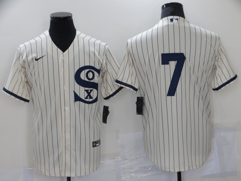 White Sox 7 Tim Anderson Cream Nike 2021 Field Of Dreams Cool Base Jersey White Sox 7 Tim Anderson Cream Nike 2021 Field Of Dreams Cool Base Jersey