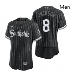 White Sox 8 Bo Jackson Nike Black 2021 City Connect Flexbase Jersey White Sox 8 Bo Jackson Nike Black 2021 City Connect Flexbase Jersey