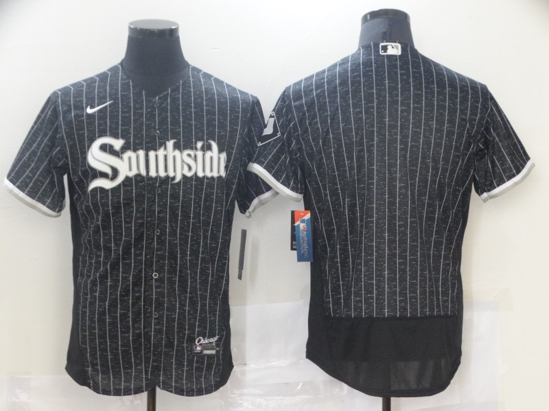 Men's Chicago White Sox Blank Nike Black 2021 City Connect Flexbase Jersey Men's Chicago White Sox Blank Nike Black 2021 City Connect Flexbase Jersey