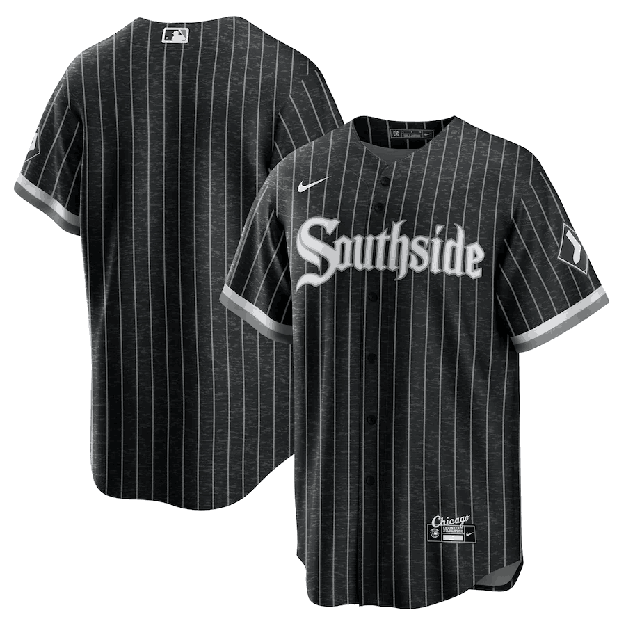 Men's Chicago White Sox Nike Black Blank 2021 City Connect Jersey Men's Chicago White Sox Nike Black Blank 2021 City Connect Jersey