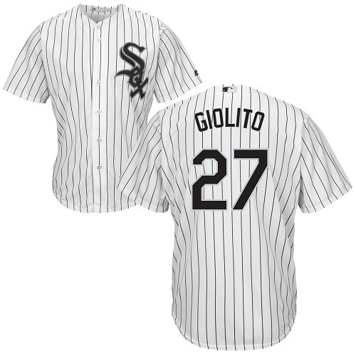 White Sox 27 Lucas Giolito White Cool Base Jersey White Sox 27 Lucas Giolito White Cool Base Jersey